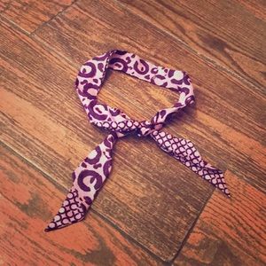 Coach wrap on headband